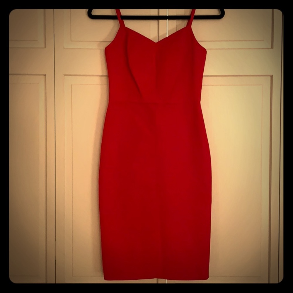 NWT red cocktail dress by banana republic